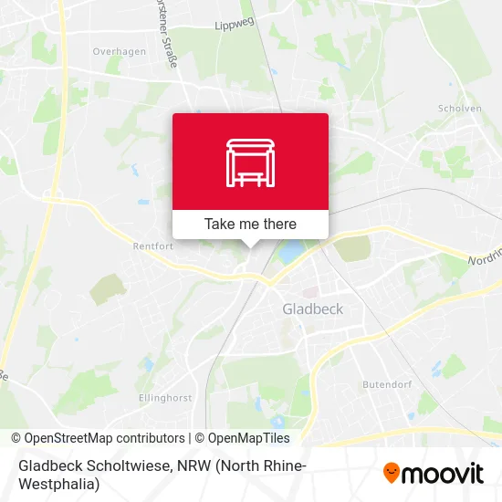 Gladbeck Scholtwiese map