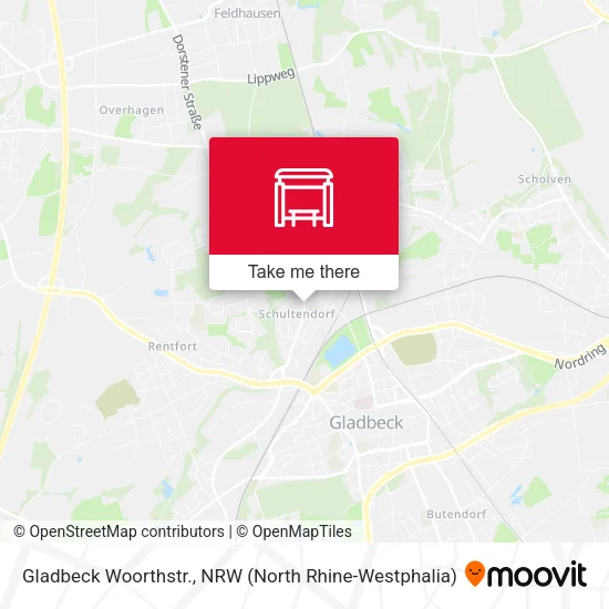 Карта Gladbeck Woorthstr.