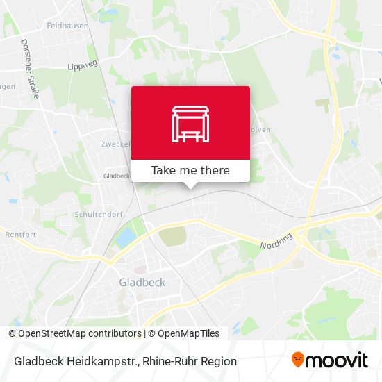 Gladbeck Heidkampstr. map