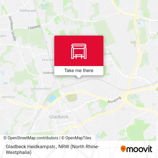 Карта Gladbeck Heidkampstr.