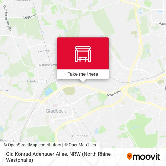 Gla Konrad-Adenauer-Allee map