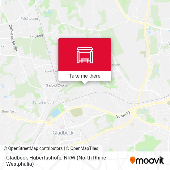 Карта Gladbeck Hubertushöfe