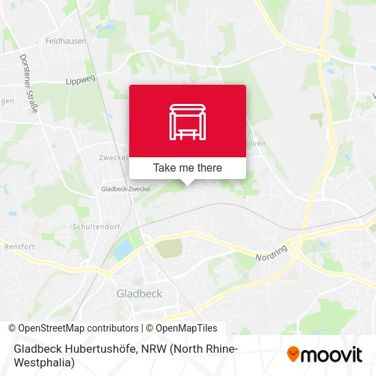 Gladbeck Hubertushöfe map