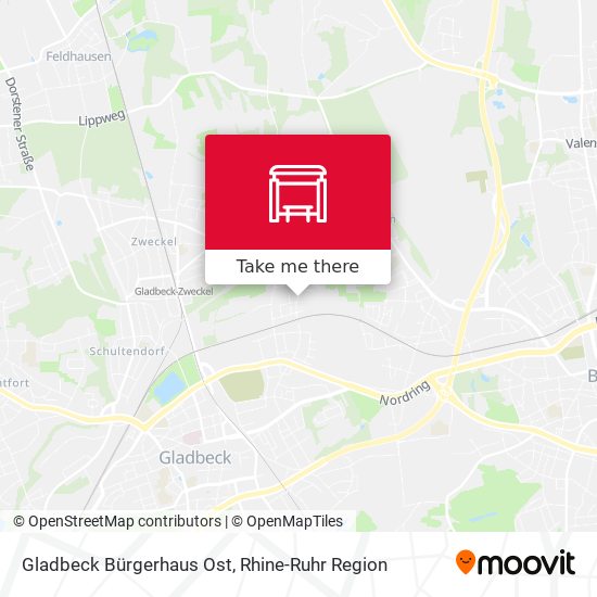 Gladbeck Bürgerhaus Ost map