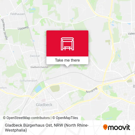 Gladbeck Bürgerhaus Ost map