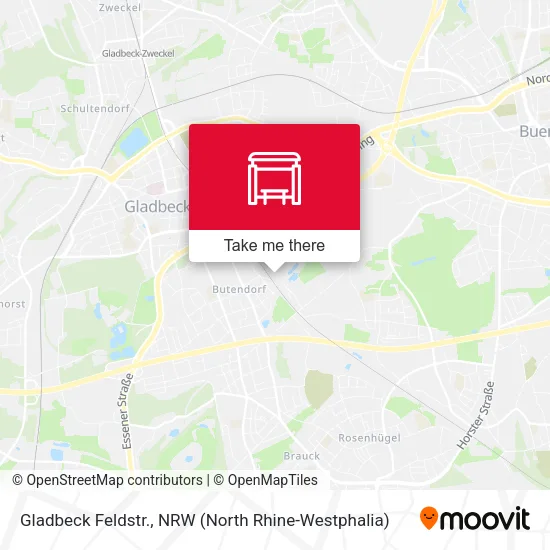 Карта Gladbeck Feldstr.