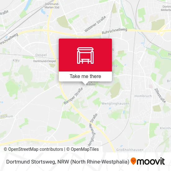 Dortmund Stortsweg map
