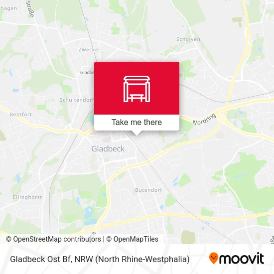 Карта Gladbeck Ost Bf