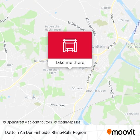 Datteln An Der Finheide map