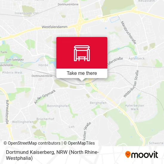 Карта Dortmund Kaiserberg