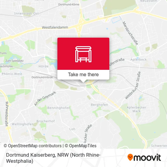 Dortmund Kaiserberg map