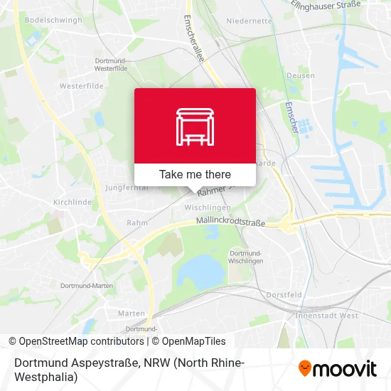 Dortmund Aspeystraße map
