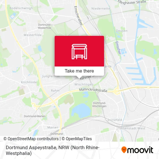 Dortmund Aspeystraße map