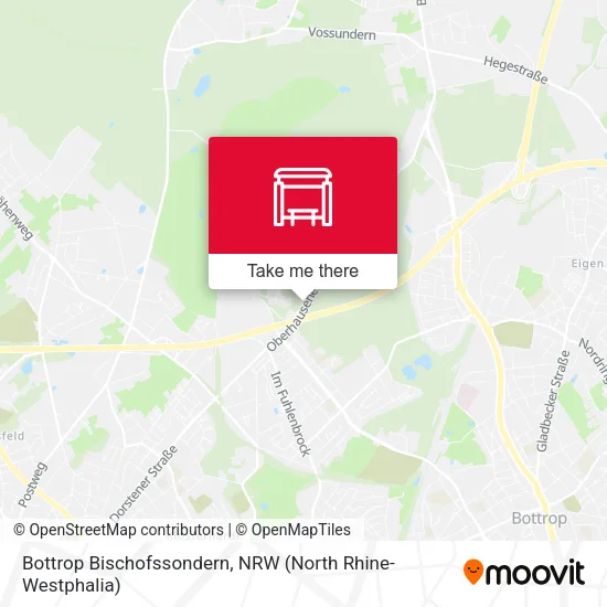 Карта Bottrop Bischofssondern