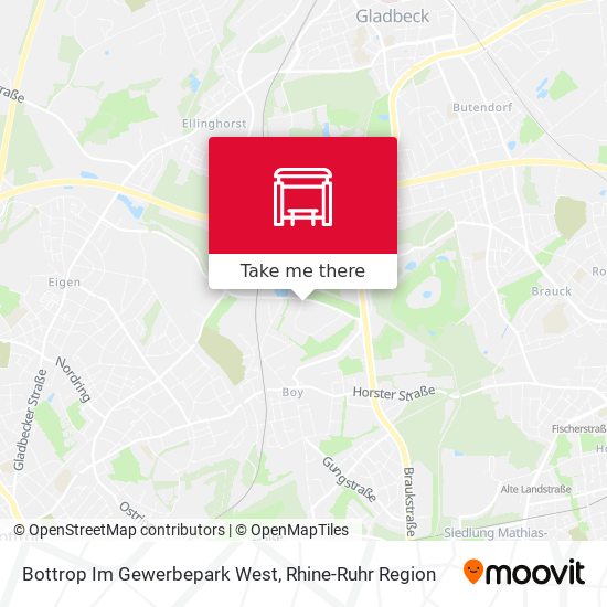 Bottrop Im Gewerbepark West map