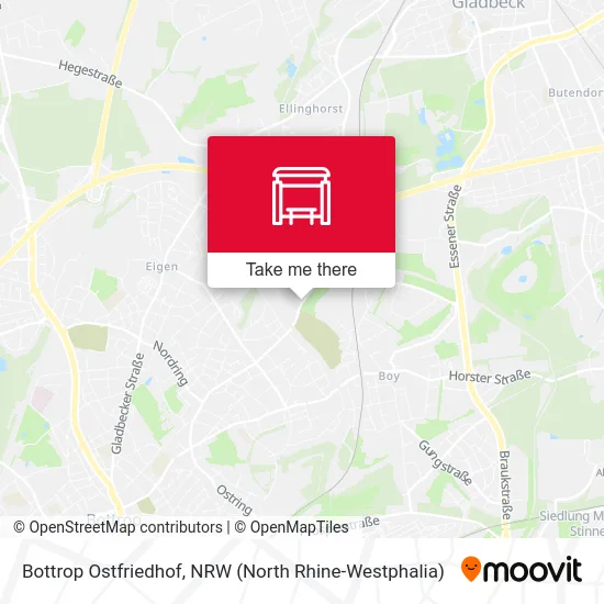 Bottrop Ostfriedhof map