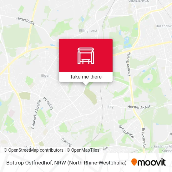 Bottrop Ostfriedhof map