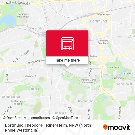 Dortmund Theodor-Fliedner-Heim map