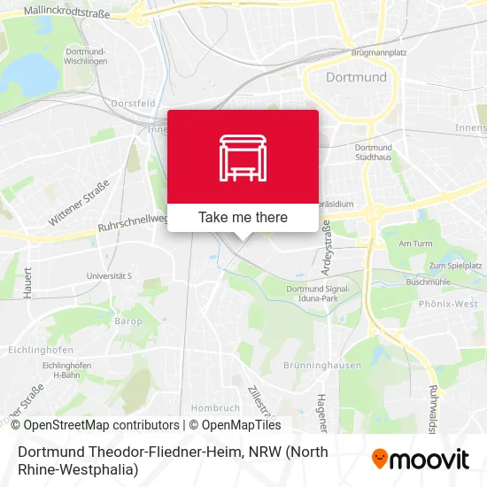 Dortmund Theodor-Fliedner-Heim map