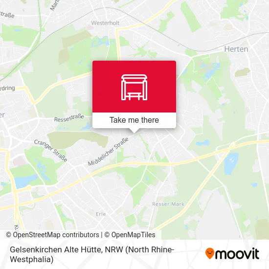 Gelsenkirchen Alte Hütte map