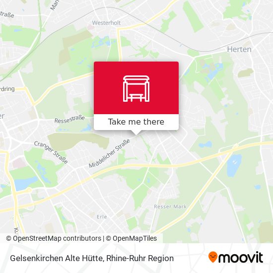 Gelsenkirchen Alte Hütte map