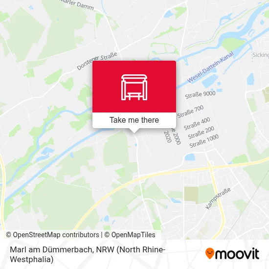 Marl am Dümmerbach map