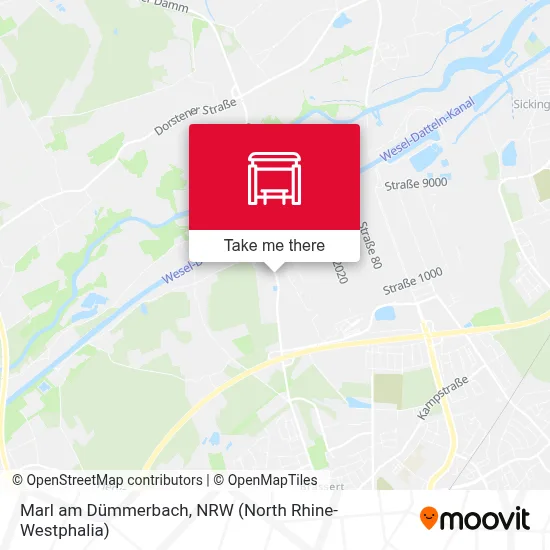 Marl am Dümmerbach map