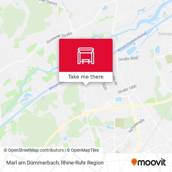Marl am Dümmerbach map