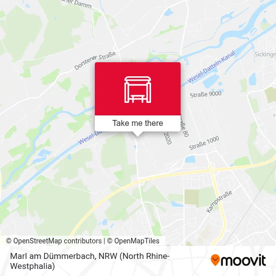 Marl am Dümmerbach map