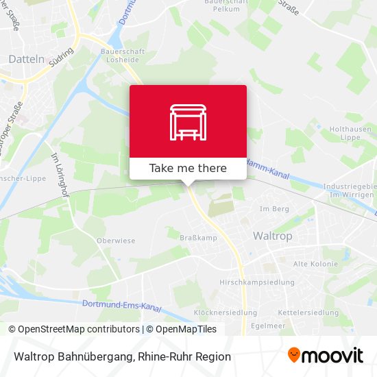 Waltrop Bahnübergang map