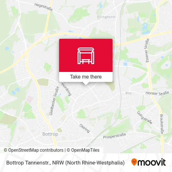 Карта Bottrop Tannenstr.