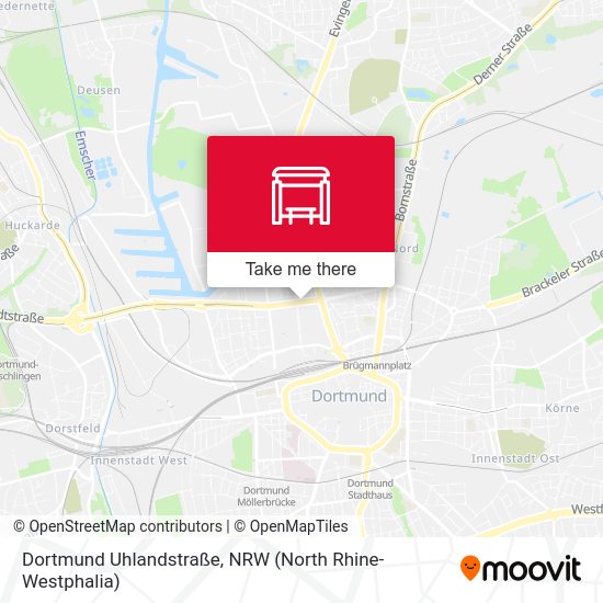 Dortmund Uhlandstraße map