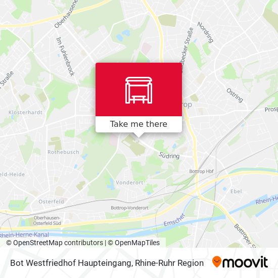 Bot Westfriedhof Haupteingang map