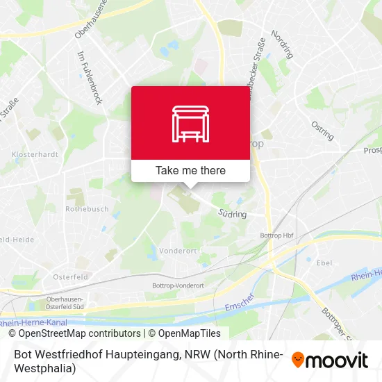 Карта Bot Westfriedhof Haupteingang