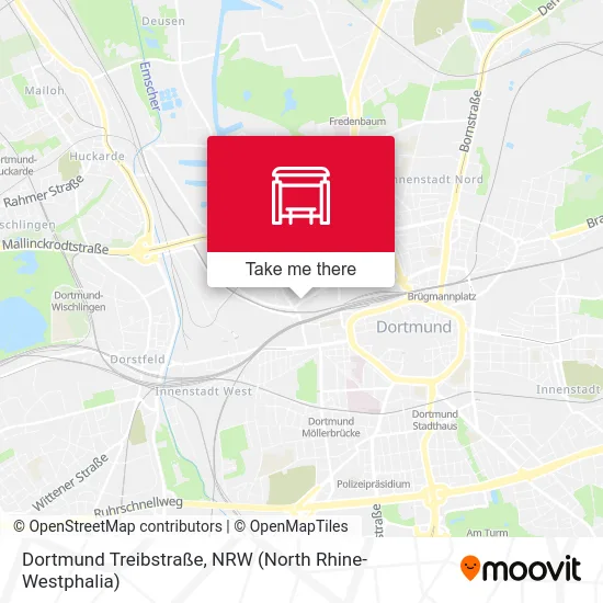 Dortmund Treibstraße map