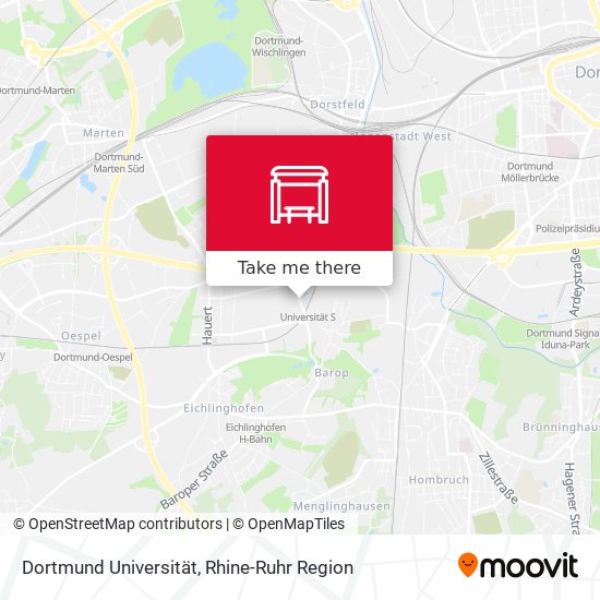 Dortmund Universität map