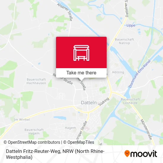 Datteln Fritz-Reuter-Weg map