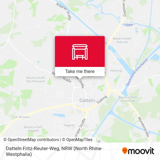 Datteln Fritz-Reuter-Weg map