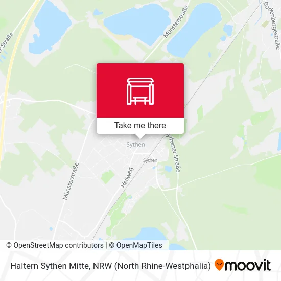 Карта Haltern Sythen Mitte