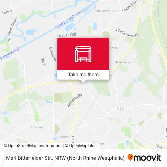 Карта Marl Bitterfelder Str.