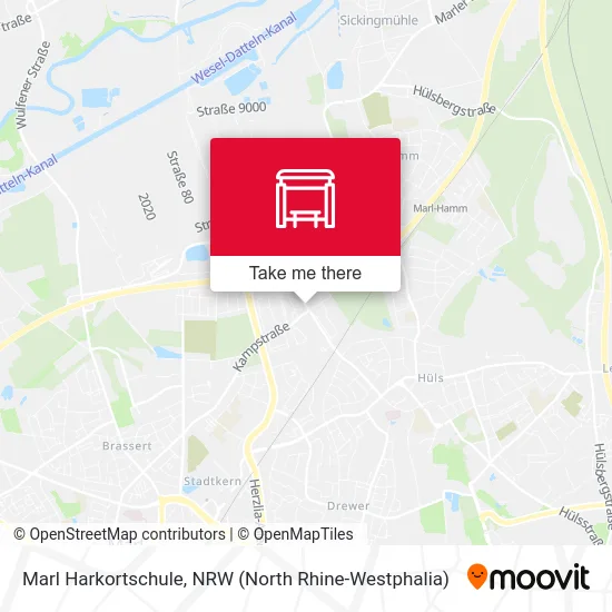 Marl Harkortschule map