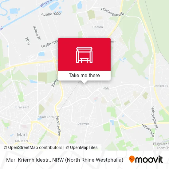 Marl Kriemhildestr. map