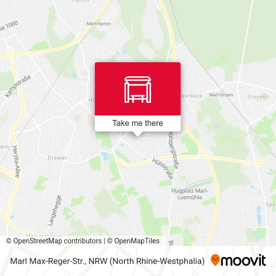 Карта Marl Max-Reger-Str.