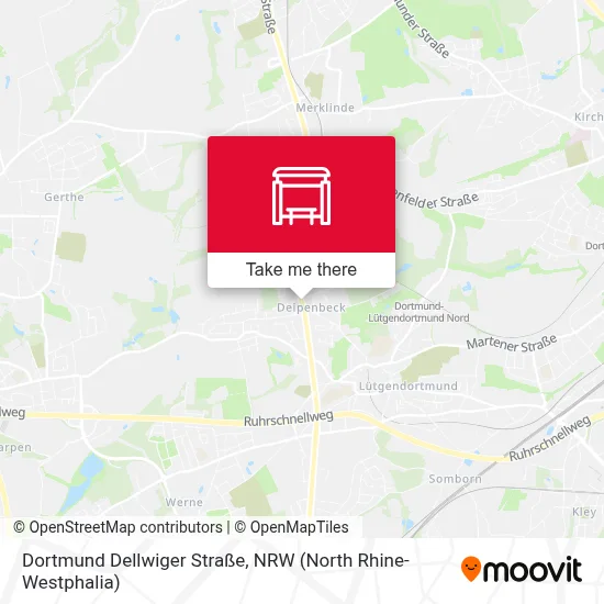 Dortmund Dellwiger Straße map