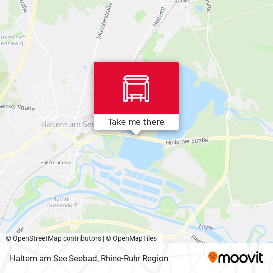 Haltern am See Seebad map