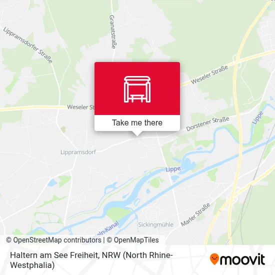 Haltern am See Freiheit map