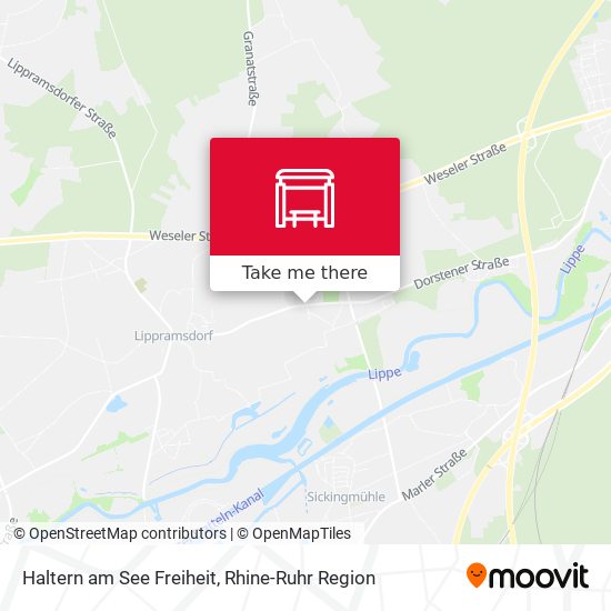 Haltern am See Freiheit map