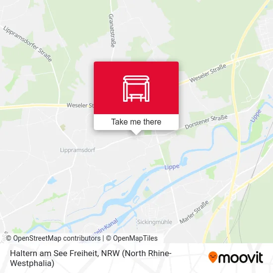 Haltern am See Freiheit map