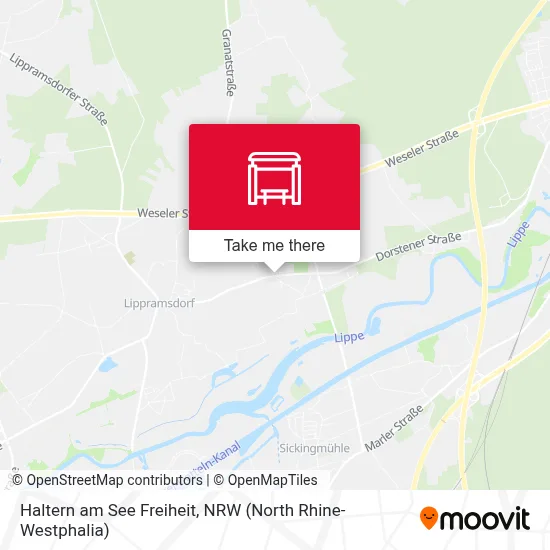 Haltern am See Freiheit map