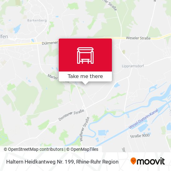 Haltern Heidkantweg Nr. 199 map